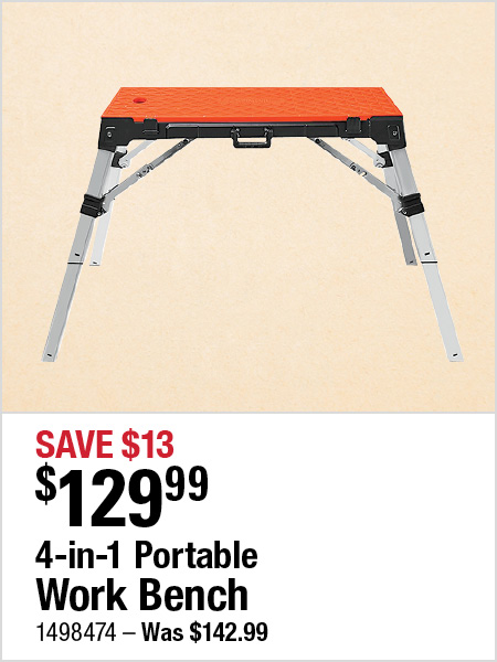 4-in-1 Portable Work Bench